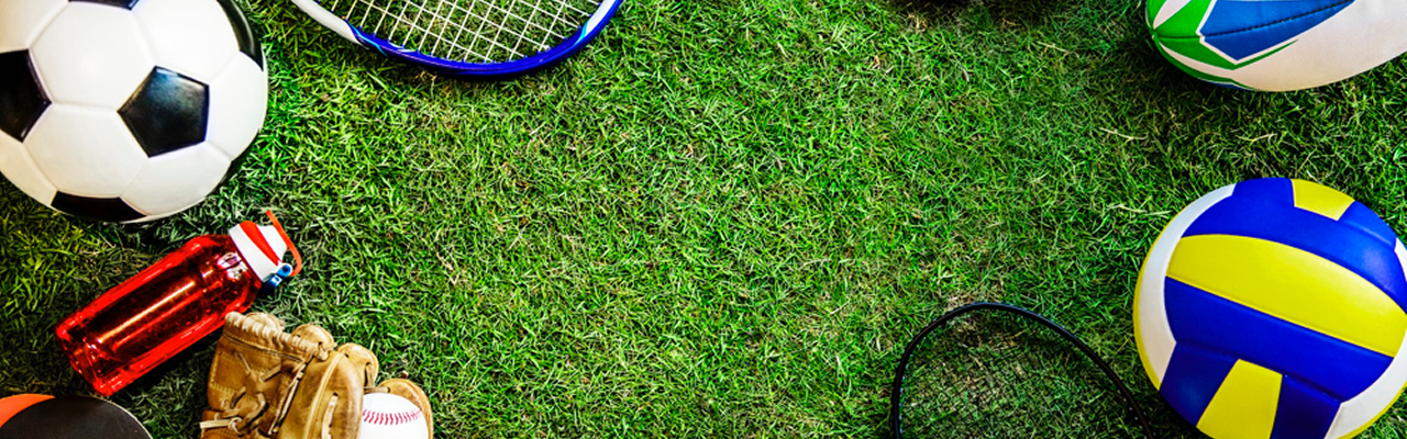 Basketball players on outdoor court